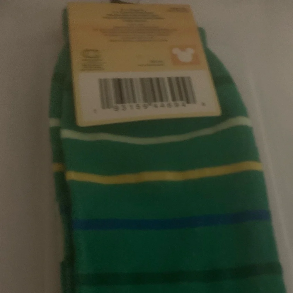 NEW Disney Stitch Green Lucky Socks NWT